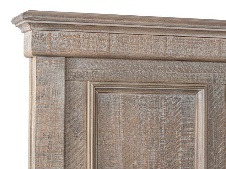 Lancaster Dovetail Grey King Panel Bed - B4352-64
