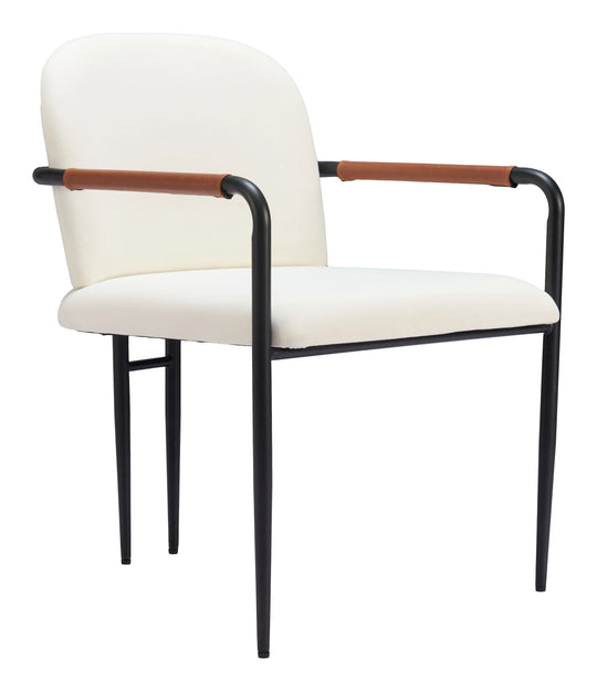 Zuo Sibu Dining Chair Cream - Set of 2 DINING CHAIRS