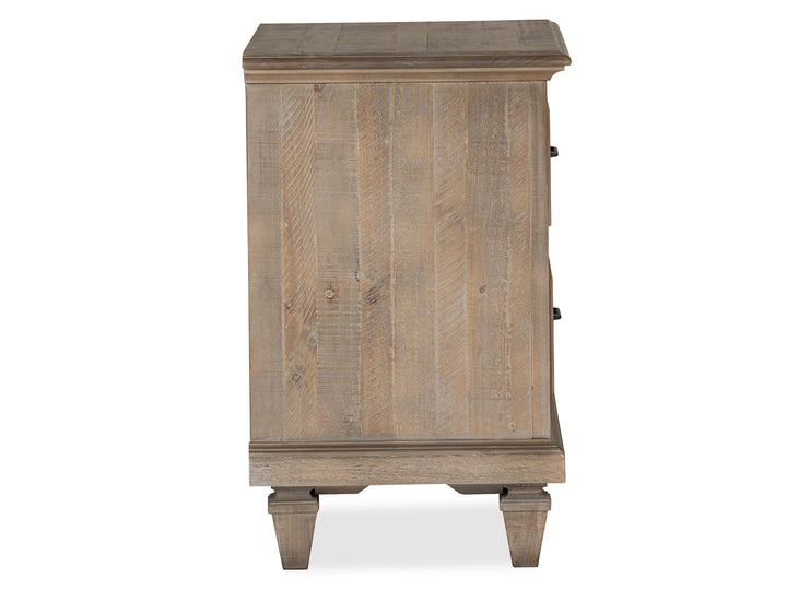 Lancaster Dovetail Grey Drawer Nightstand - B4352-01