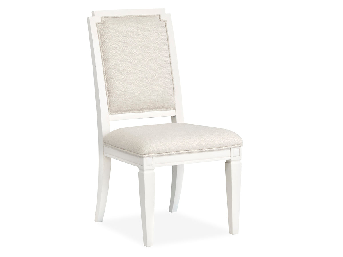 Willowbrook Egg Shell White Upholstered Side Chair - Set of 2 - D5324-63