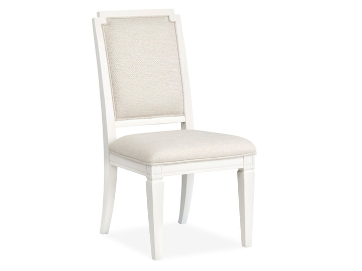 Willowbrook Egg Shell White Upholstered Side Chair - Set of 2 - D5324-63