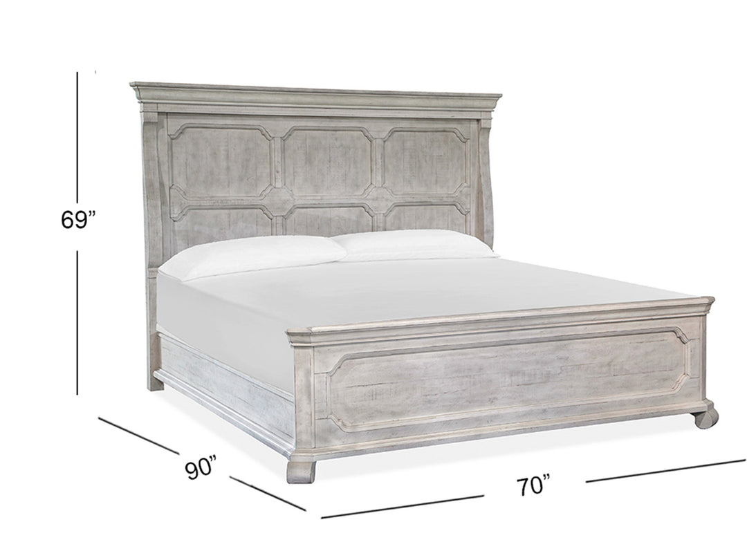 Bronwyn Alabaster Queen Panel Bed - B4436-54