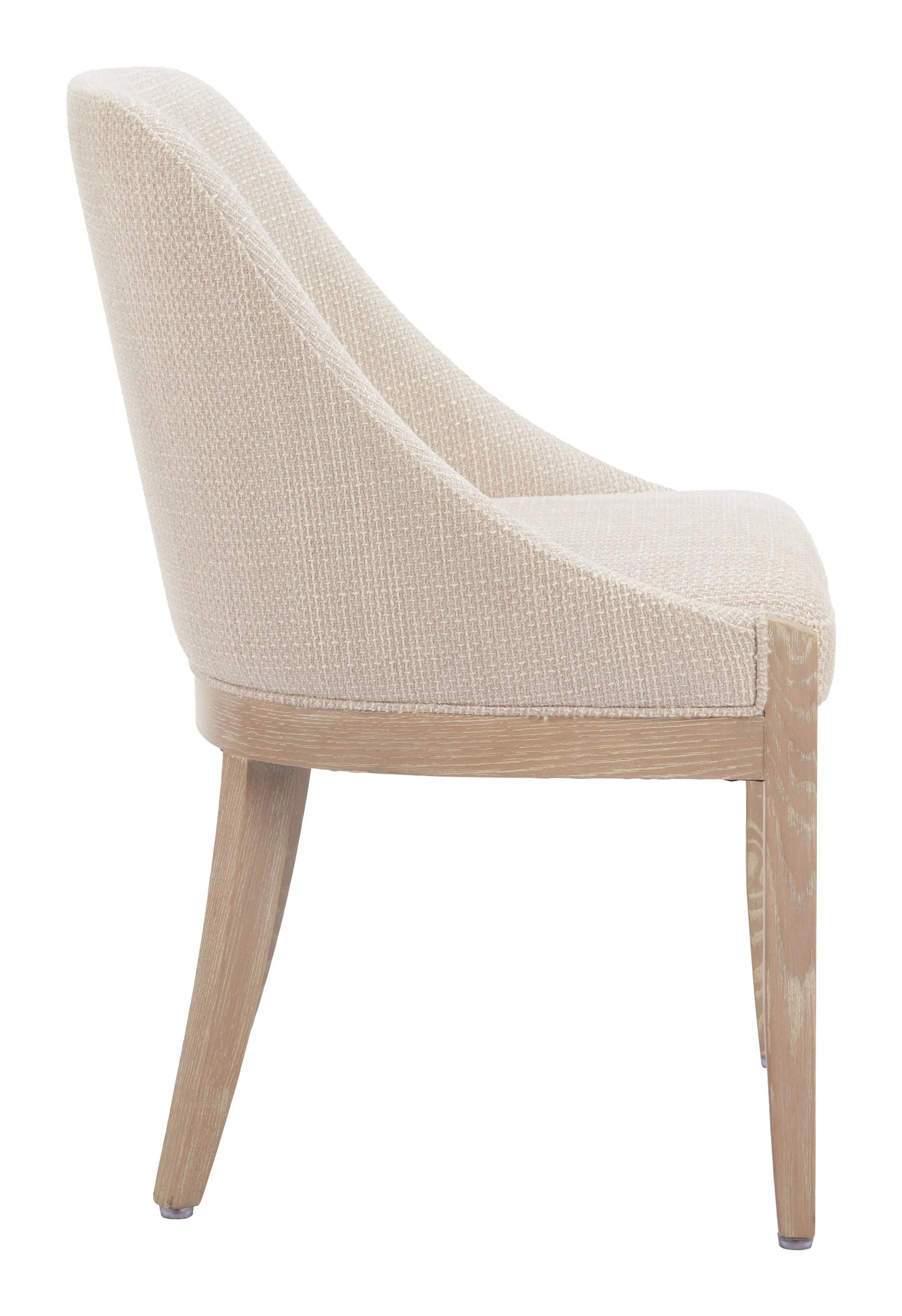 Zuo Calmo Dining Chair Beige - Set of 2 DINING CHAIRS