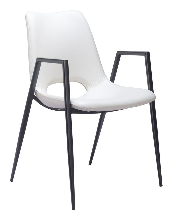 Desi Dining Chair (Set of 2) White - AmericanHomeFurniture