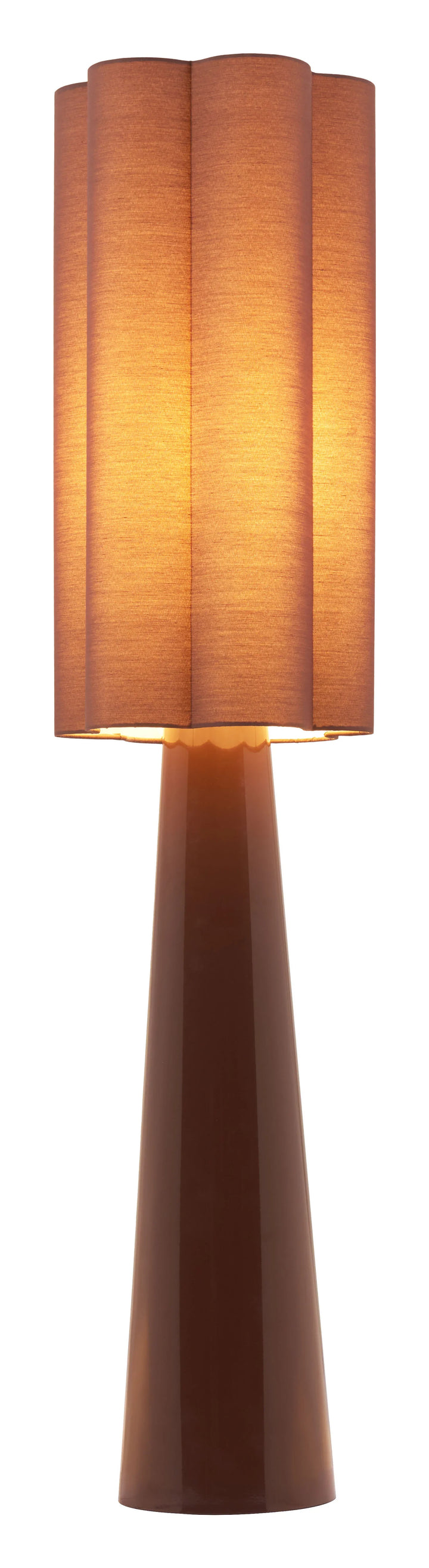 Violet Floor Lamp Brown - AmericanHomeFurniture