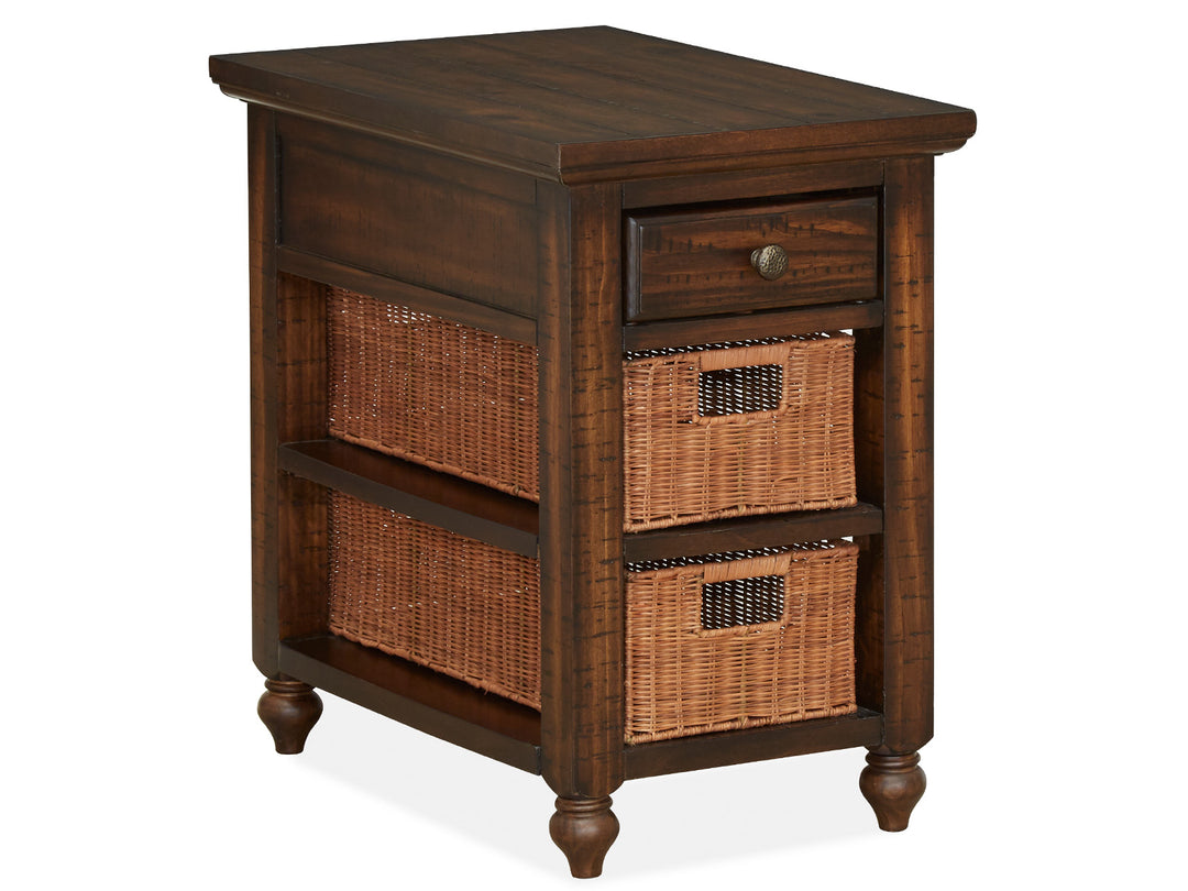 Cottage Lane Coffee Rectangular Chairside End Table - T3521-10