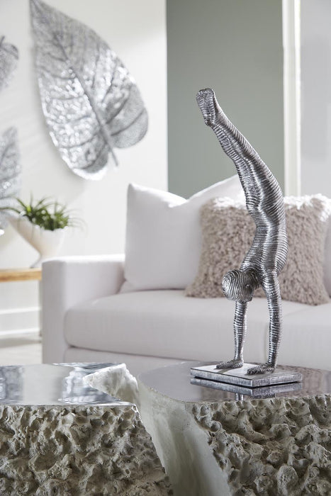 Handstand Sculpture, Aluminum, Small - Phillips Collection - AmericanHomeFurniture