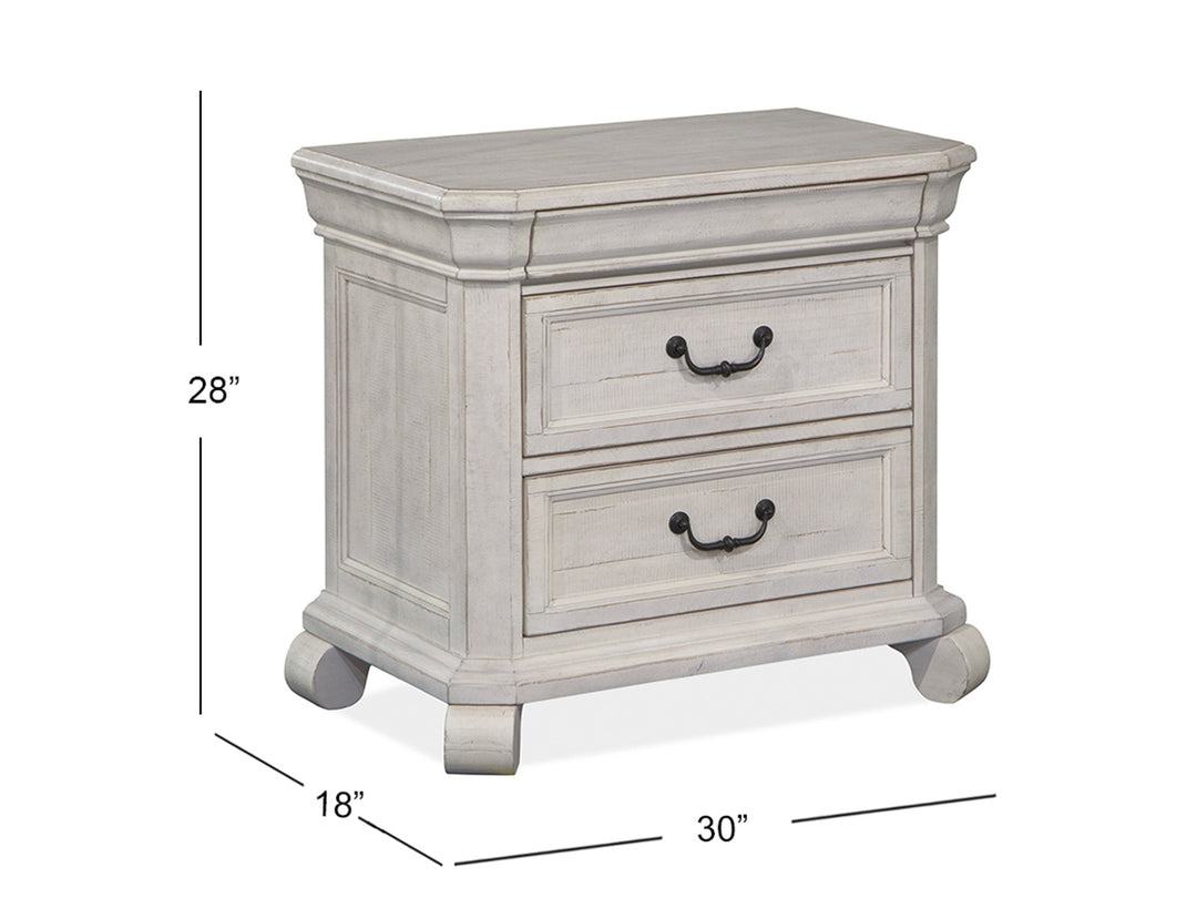 Bronwyn Alabaster Drawer Nightstand - B4436-01