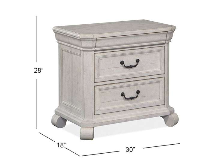 Bronwyn Alabaster Drawer Nightstand - B4436-01