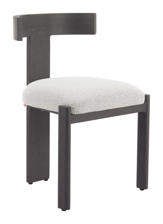 Zuo Tiana Dining Chair Black & Beige - Set of 2 DINING CHAIRS