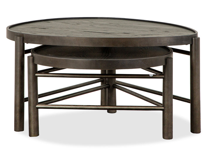 Hadleigh Black Coffee Bean Shaped Nesting Cocktail Table - T5711-52