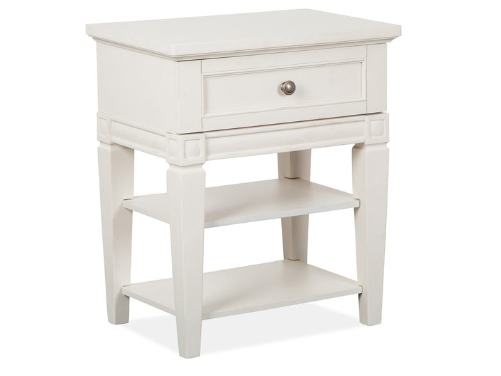 Willowbrook Egg Shell White Open Nightstand - B5324-05