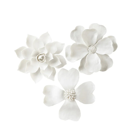 Chelsea House Wall Flowers (Set of 3) DECORATIVE OBJECTS