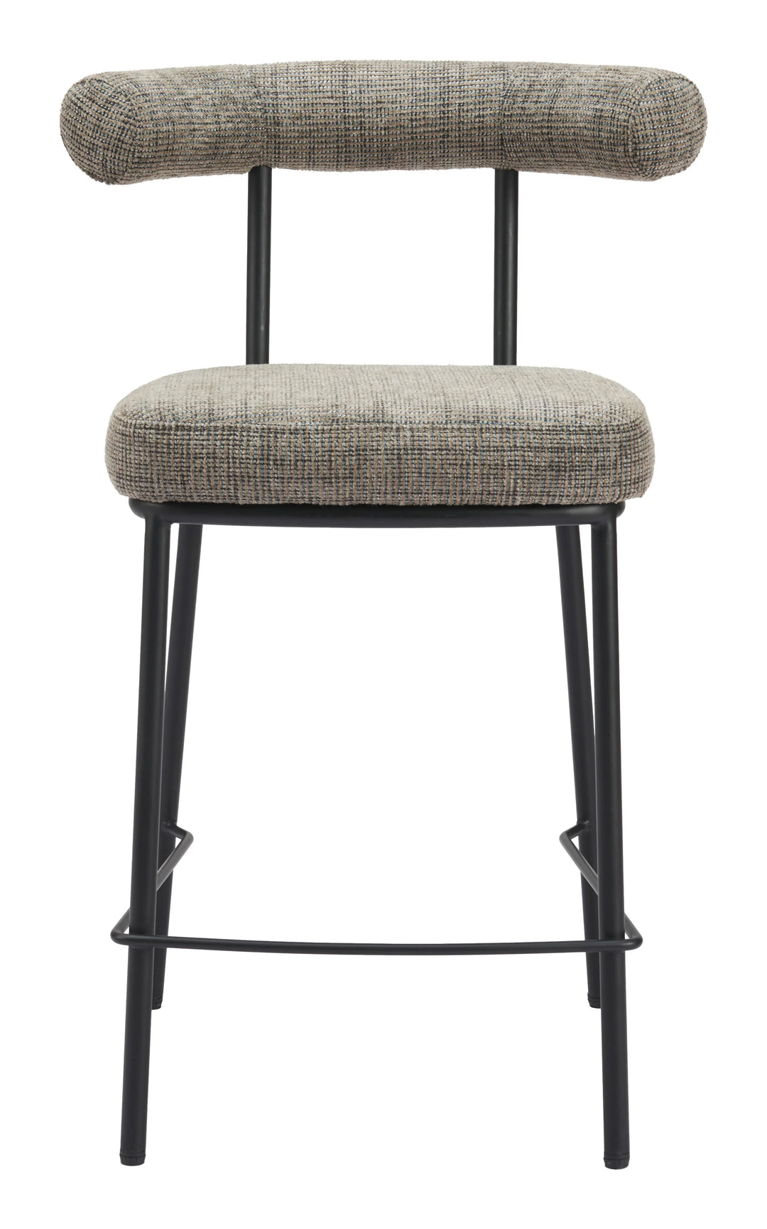 Kede Counter Stool Green Tweed - AmericanHomeFurniture