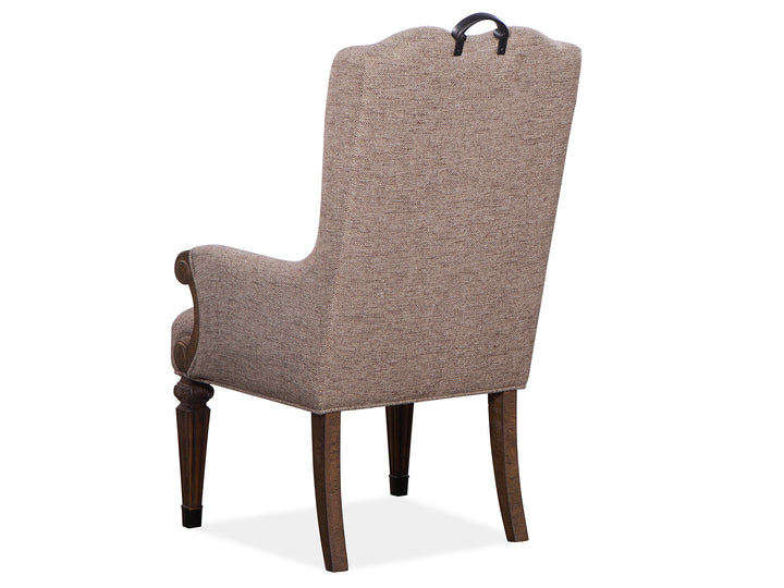 Durango Willadeene Brown Upholstered Host Chair - Set of 2 - D5133-76