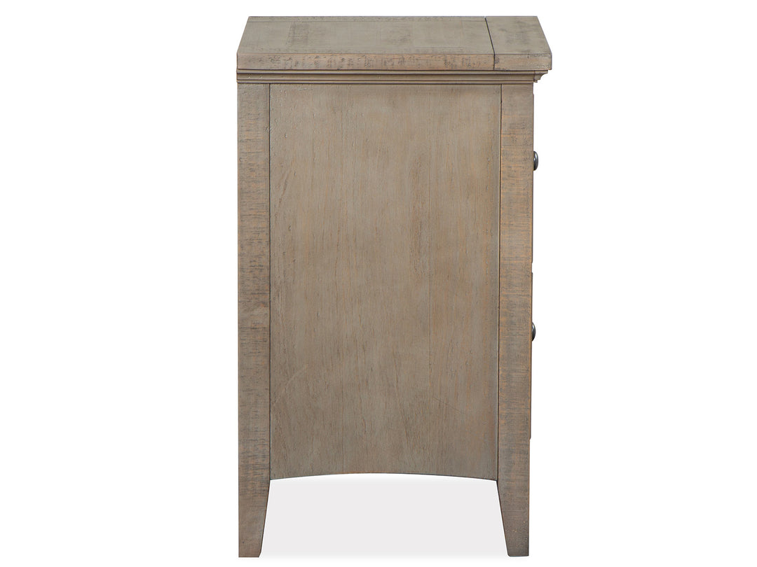 Paxton Place Dovetail Grey Small Drawer Nightstand - B4805-06