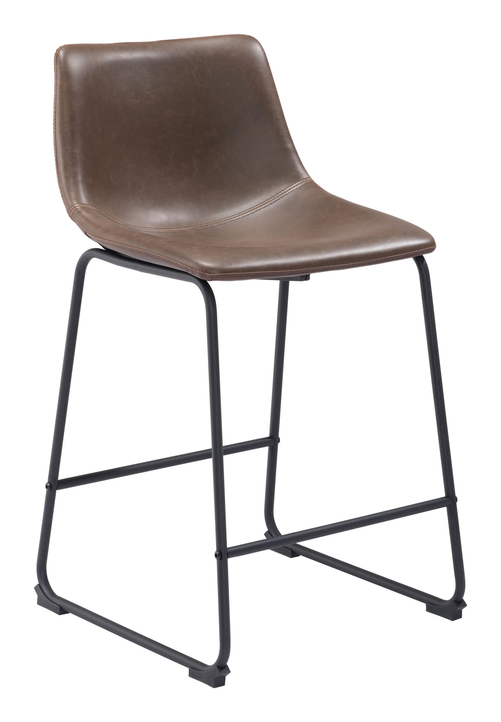 Zuo Smart Counter Stool (Set of 2) Vintage Espresso BAR STOOLS + COUNTER STOOLS
