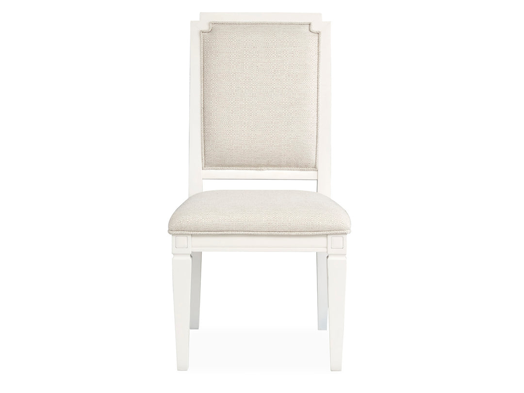 Willowbrook Egg Shell White Upholstered Side Chair - Set of 2 - D5324-63