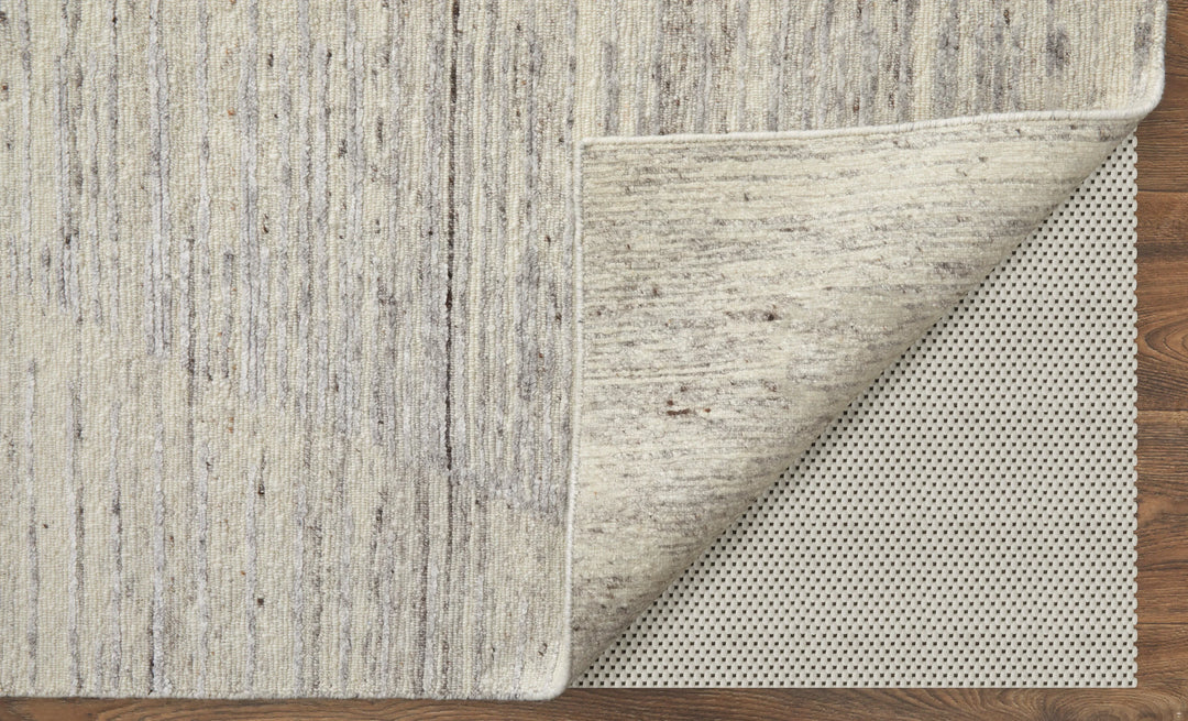 Rectangle/Taupe-Ivory