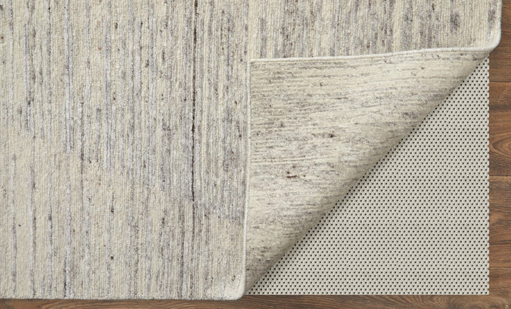 Rectangle/Taupe-Ivory