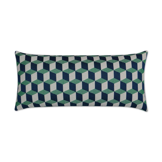 D.V. KAP Home - Outdoor Puzzle Lumbar Pillow - OD-250-E-1224 | American Home Furniture