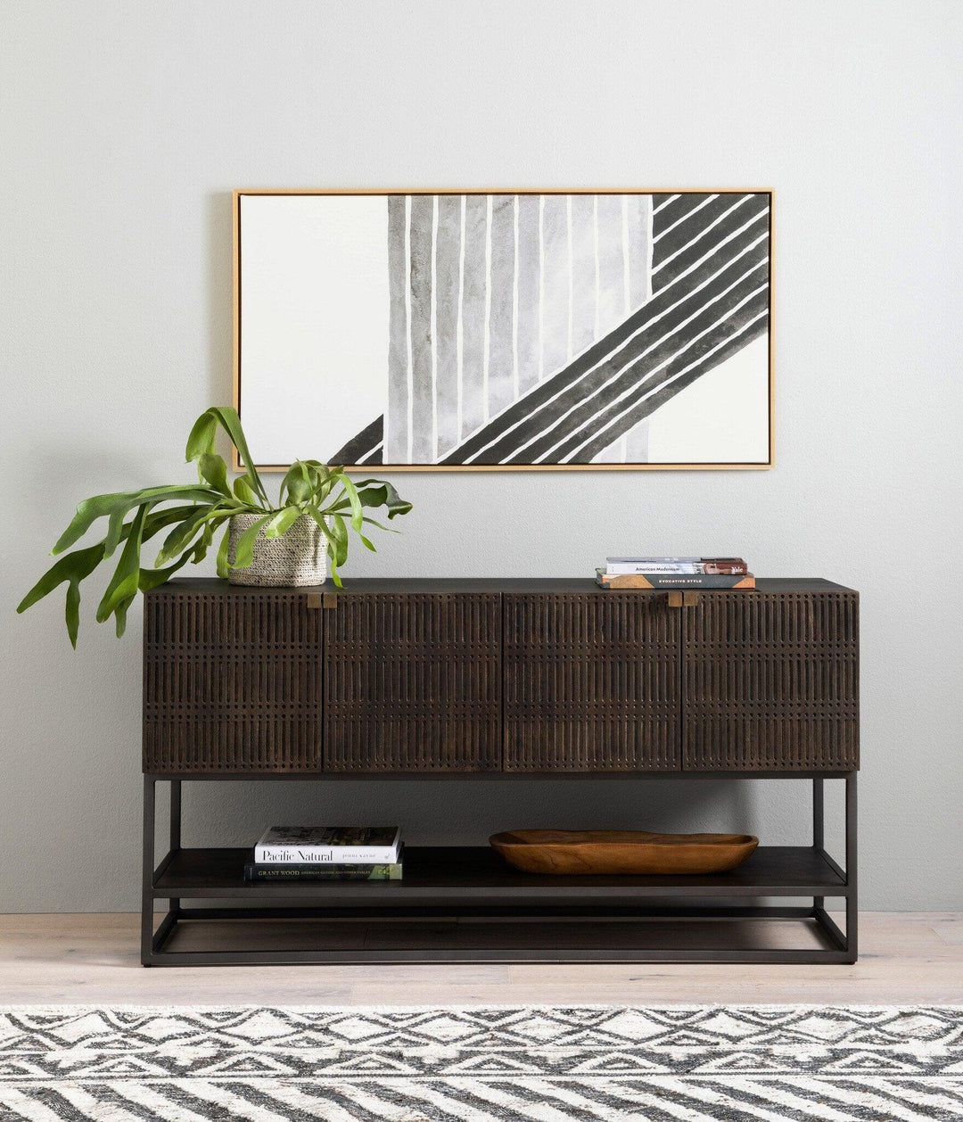 Kelby Small Media Cabinet - AmericanHomeFurniture