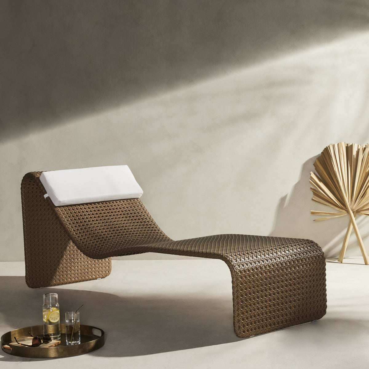 Four Hands - Paige Outdoor Woven Chaise Lounge - 102432-004 | American Home Furniture