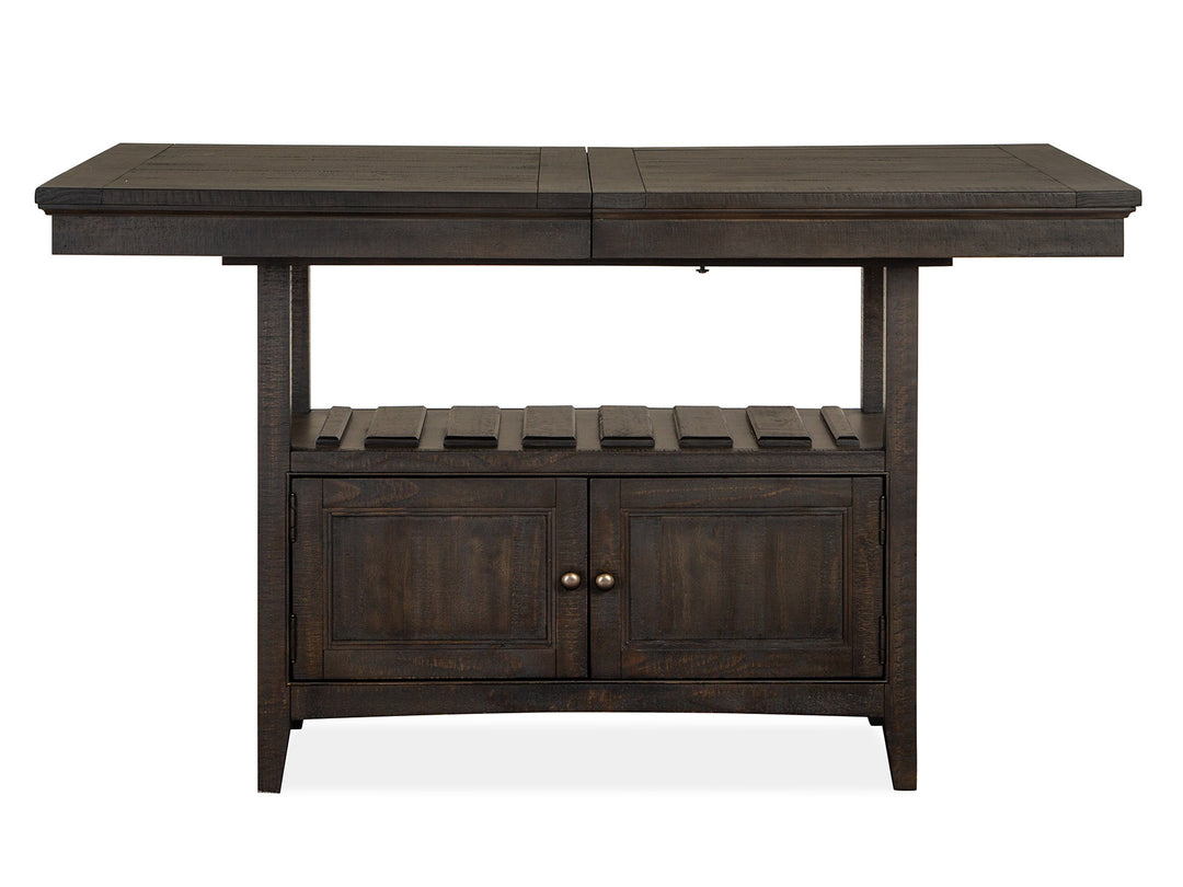 Westley Falls Graphite Extendable Counter Height Dining Table - D4399-42