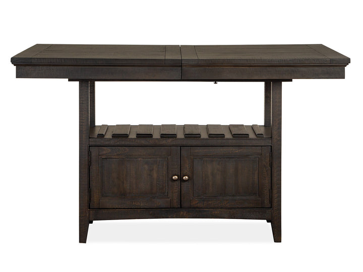 Westley Falls Graphite Extendable Counter Height Dining Table - D4399-42