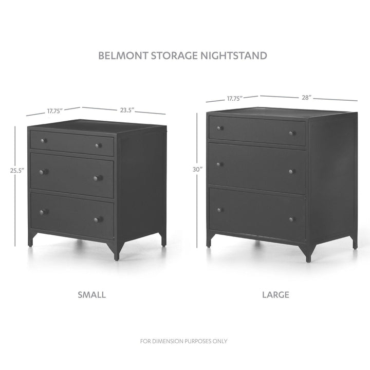 Belmont Storage Nightstand - AmericanHomeFurniture