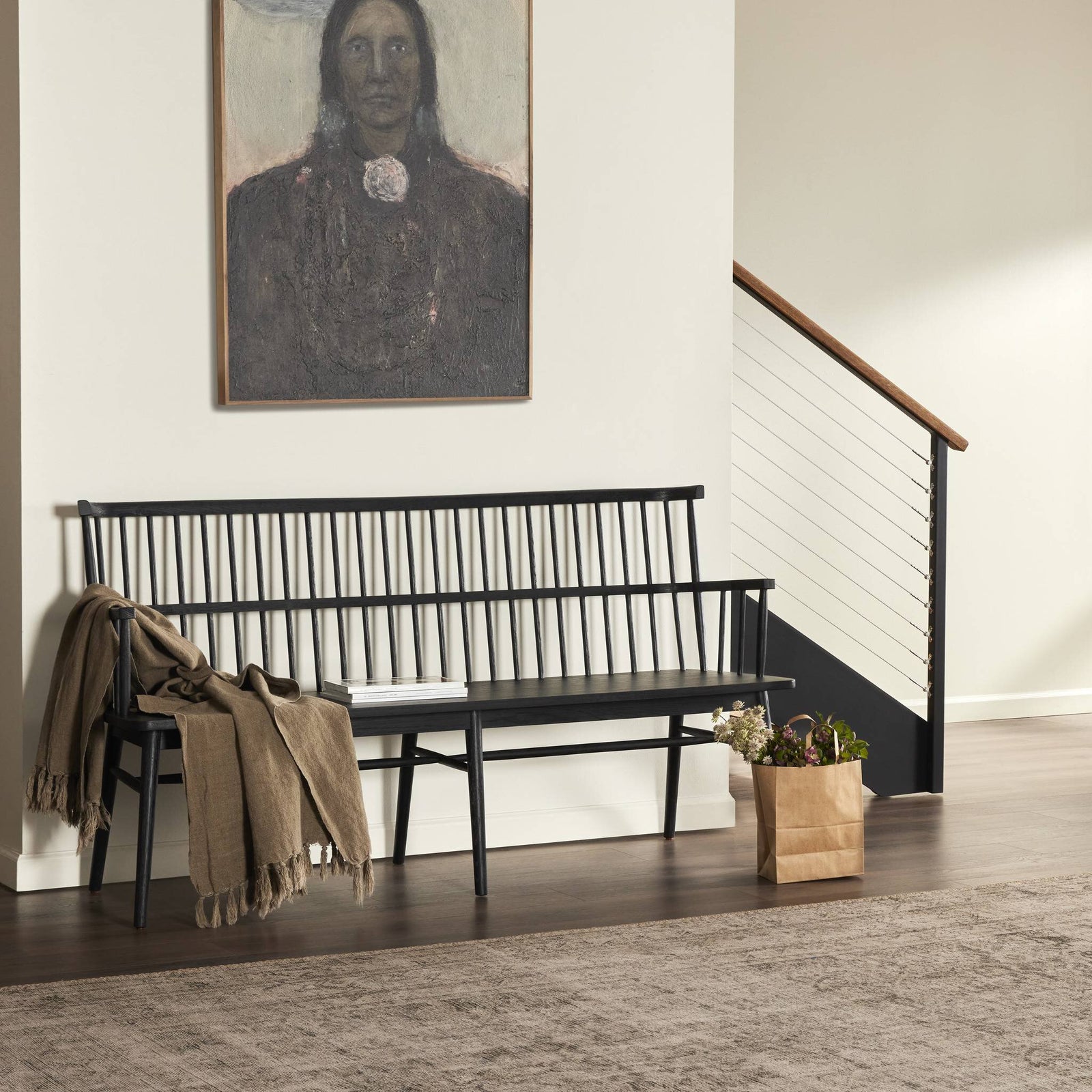 Four Hands - ASPEN LARGE BENCH - 104499-003 | American Home Furniture