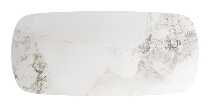 Nooka Dining Table White & Natural