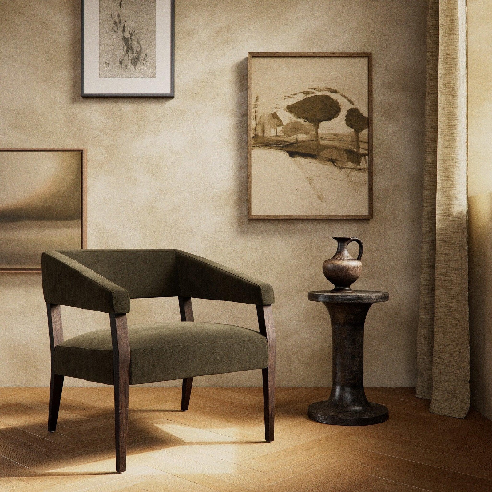 Four Hands Gary Club Chair ACCENT + LOUNGE CHAIRS