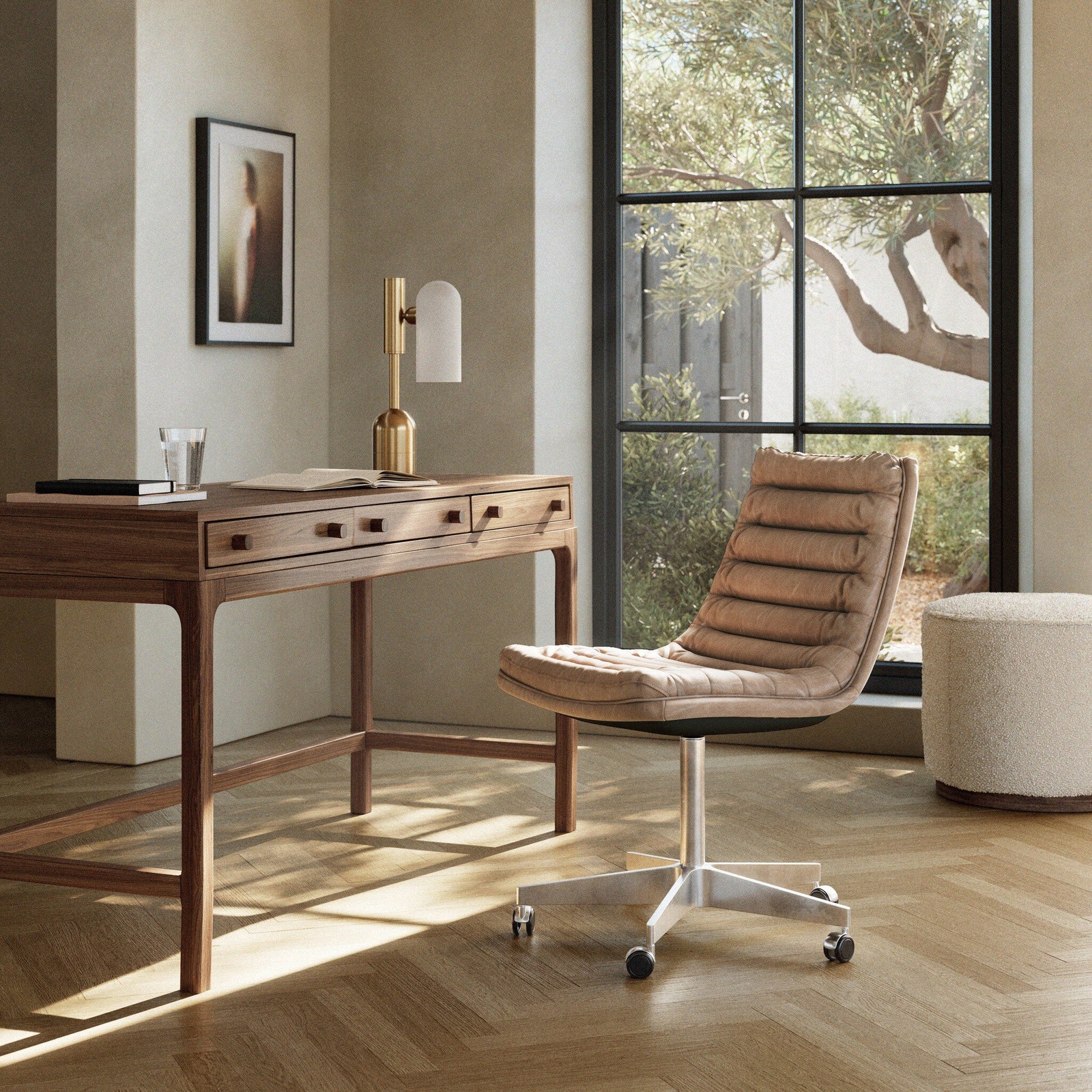 Four Hands - Malibu Desk Chair - 105699-012 | American Home Furniture