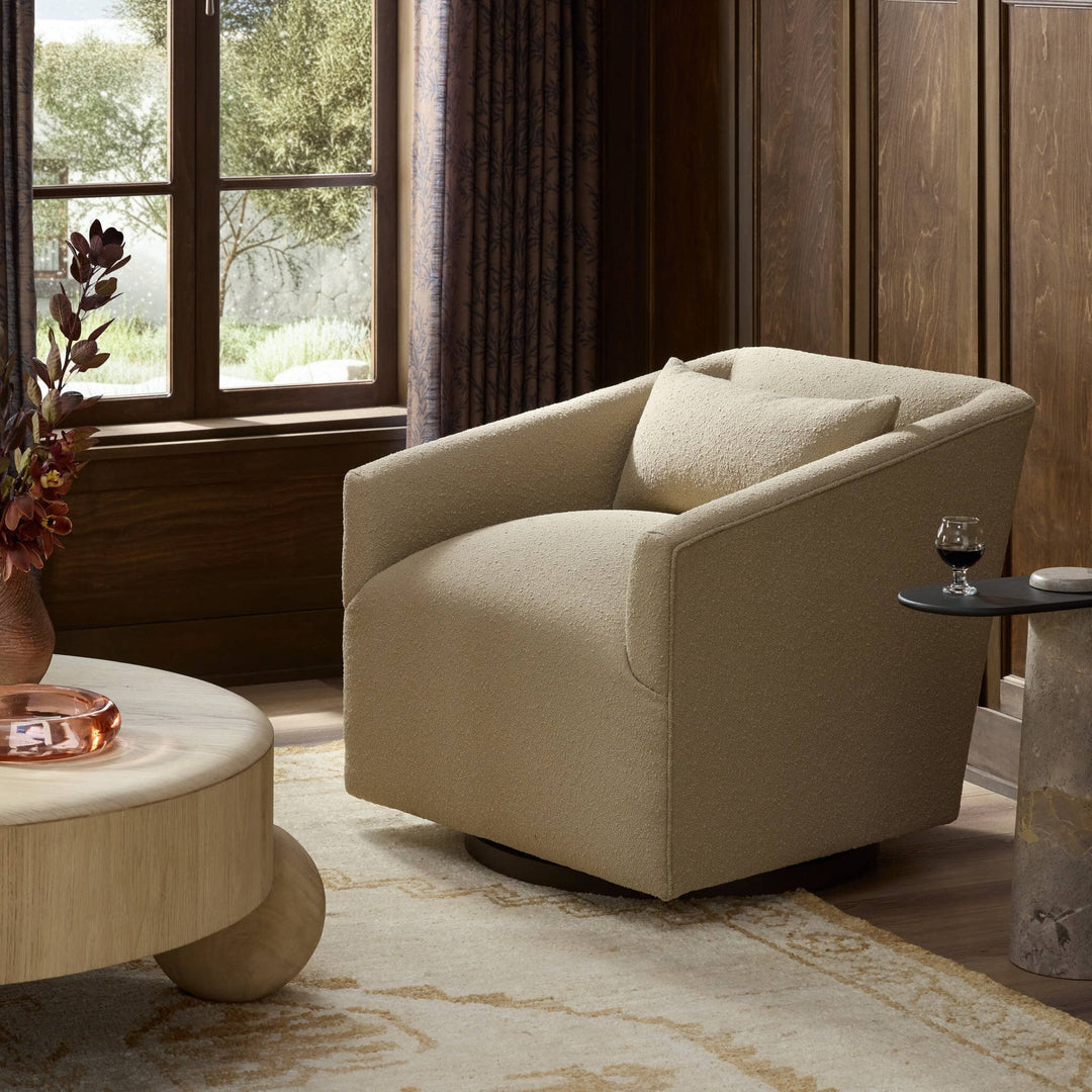 Four Hands - York Swivel Chair - 105964-014 | American Home Furniture