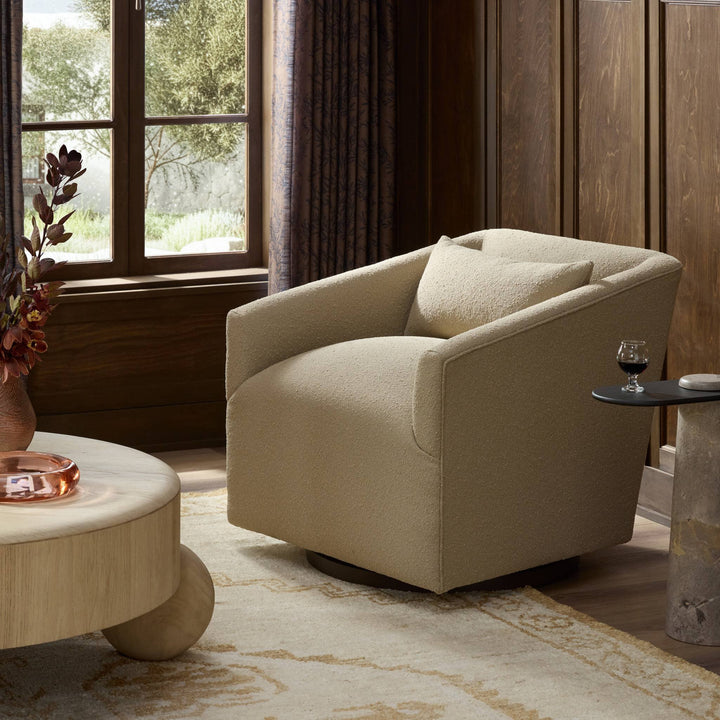 Four Hands - York Swivel Chair - 105964-014 | American Home Furniture