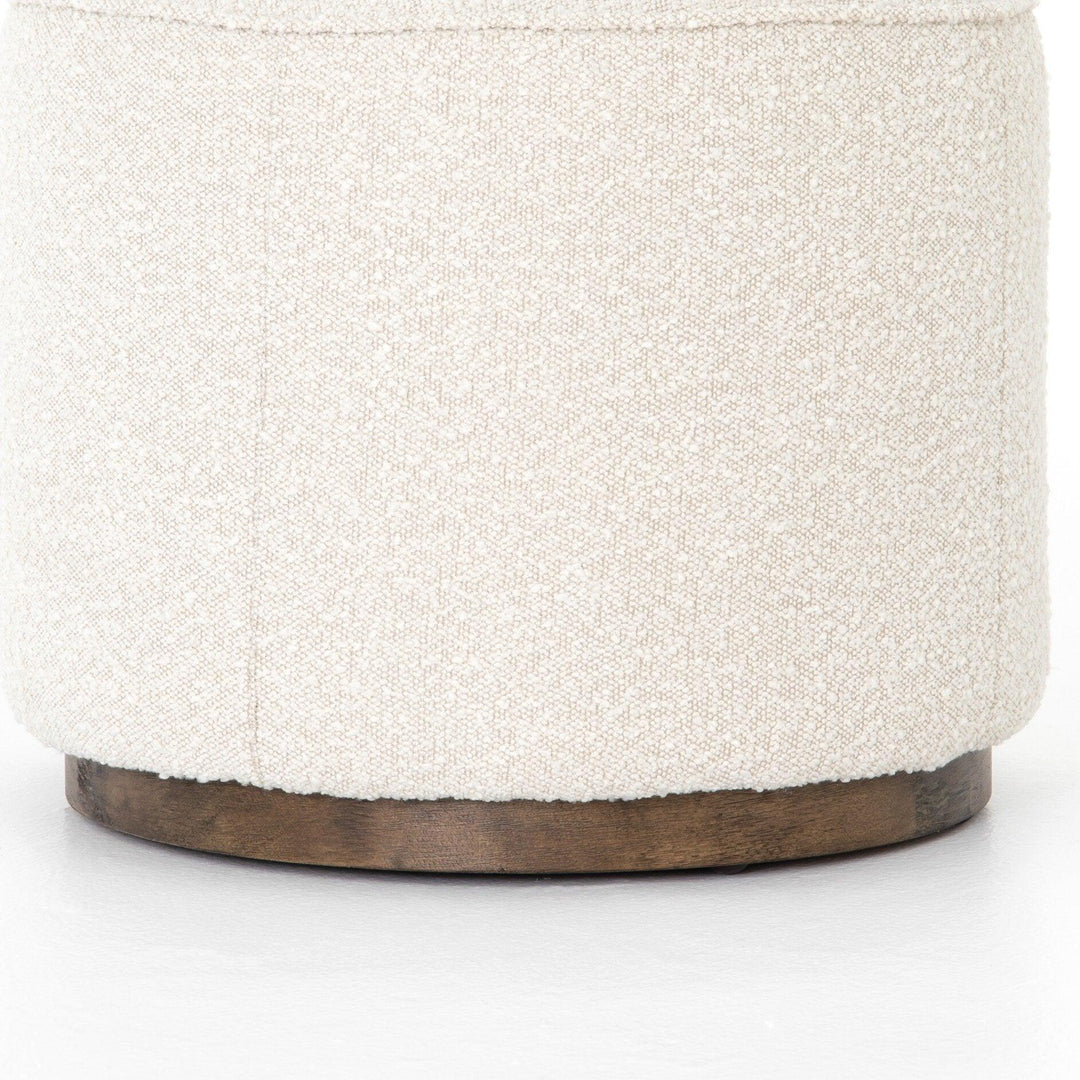 Sinclair Round Ottoman - AmericanHomeFurniture