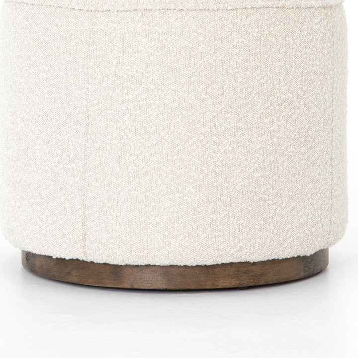 Sinclair Round Ottoman - AmericanHomeFurniture