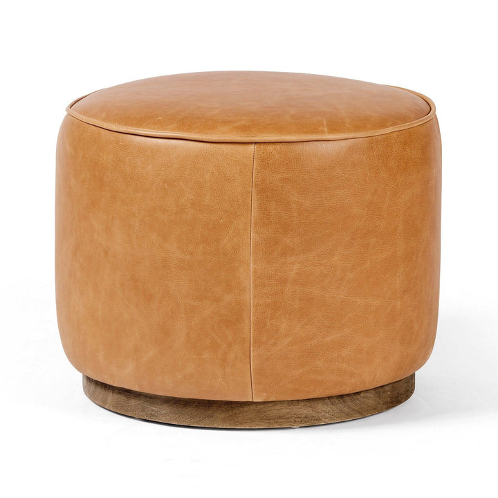 Sinclair Round Ottoman - AmericanHomeFurniture