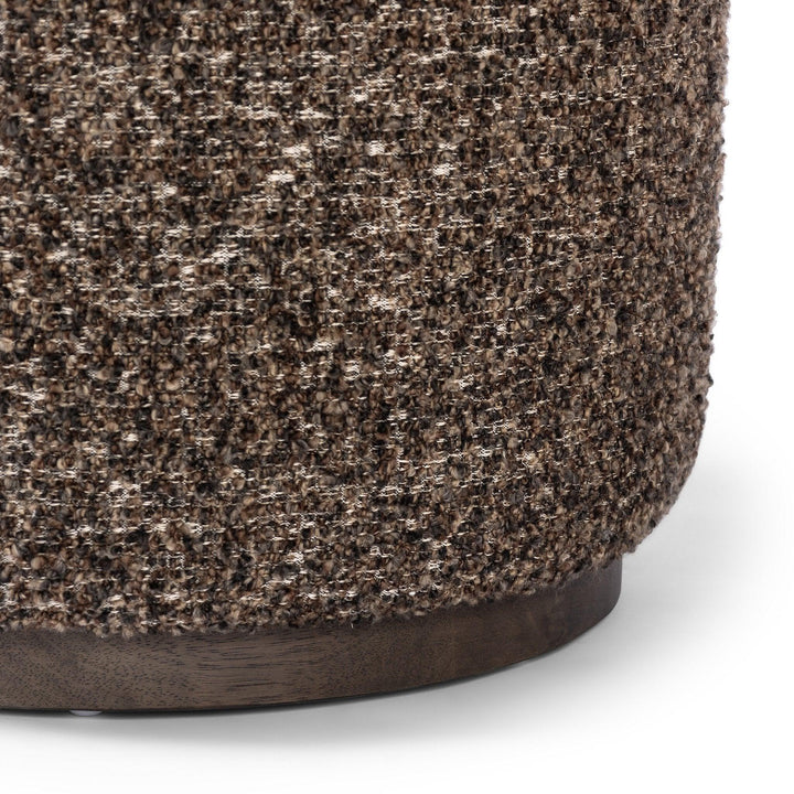 Sinclair Round Ottoman - AmericanHomeFurniture