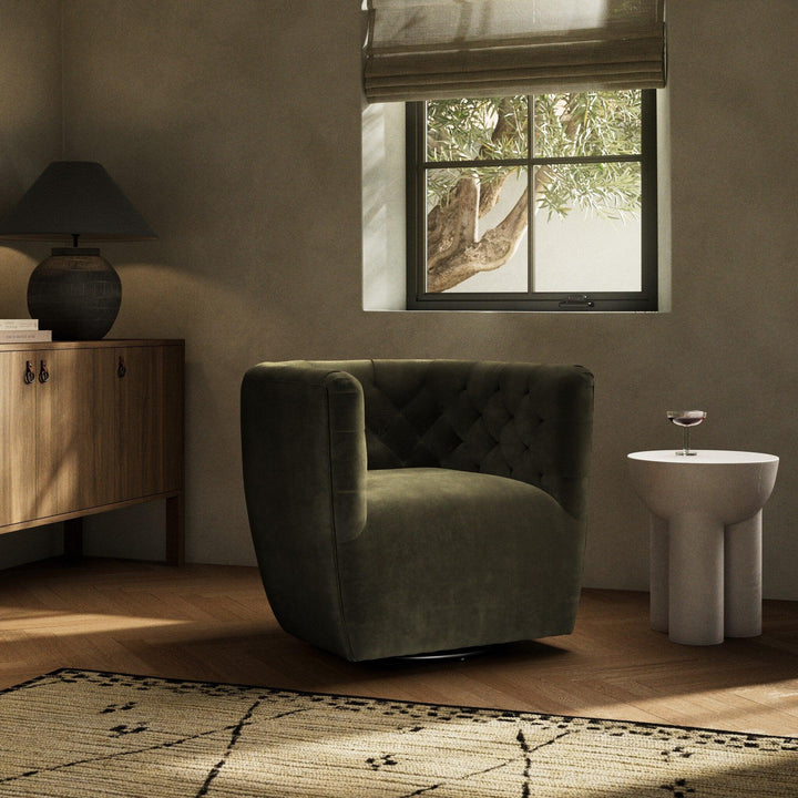 Hanover Swivel Chair - AmericanHomeFurniture