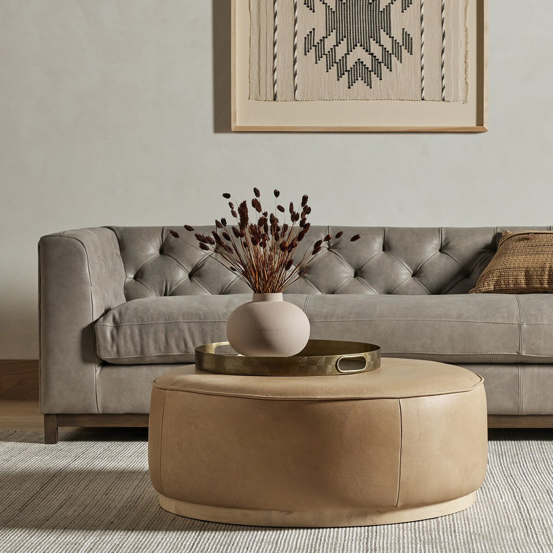Sinclair Large Round Ottoman - ESS