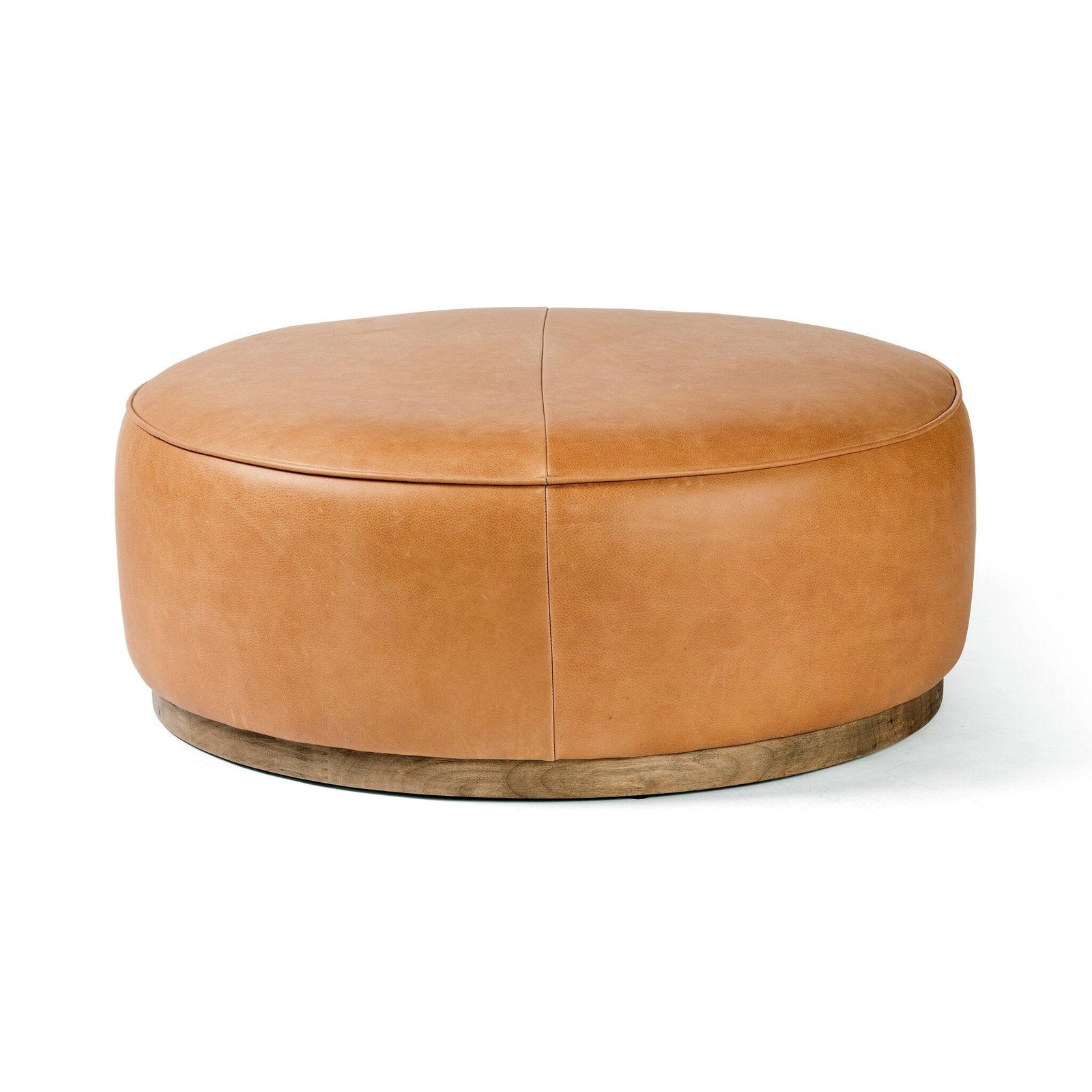 Four Hands - Sinclair Large Round Ottoman - 106119-012 | American Home Furniture