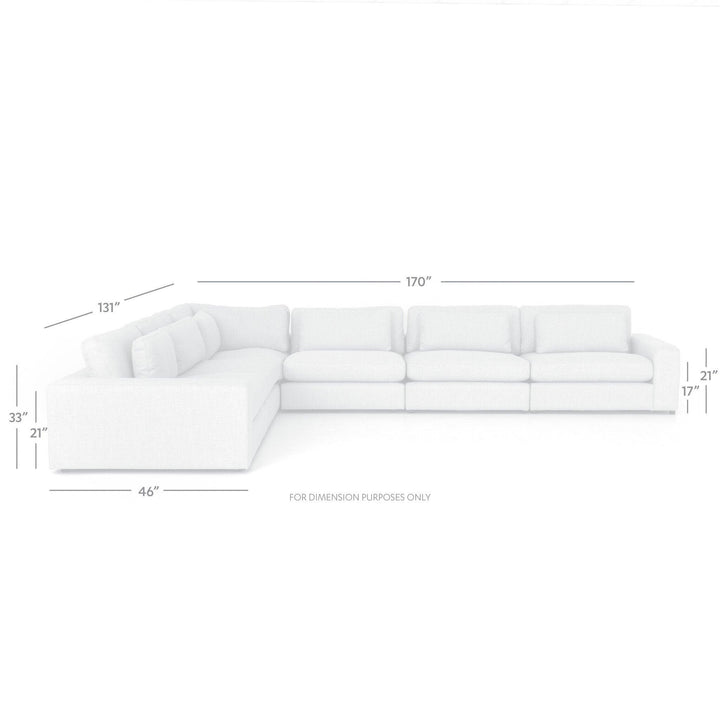 Bloor 6-Piece Sectional - AmericanHomeFurniture