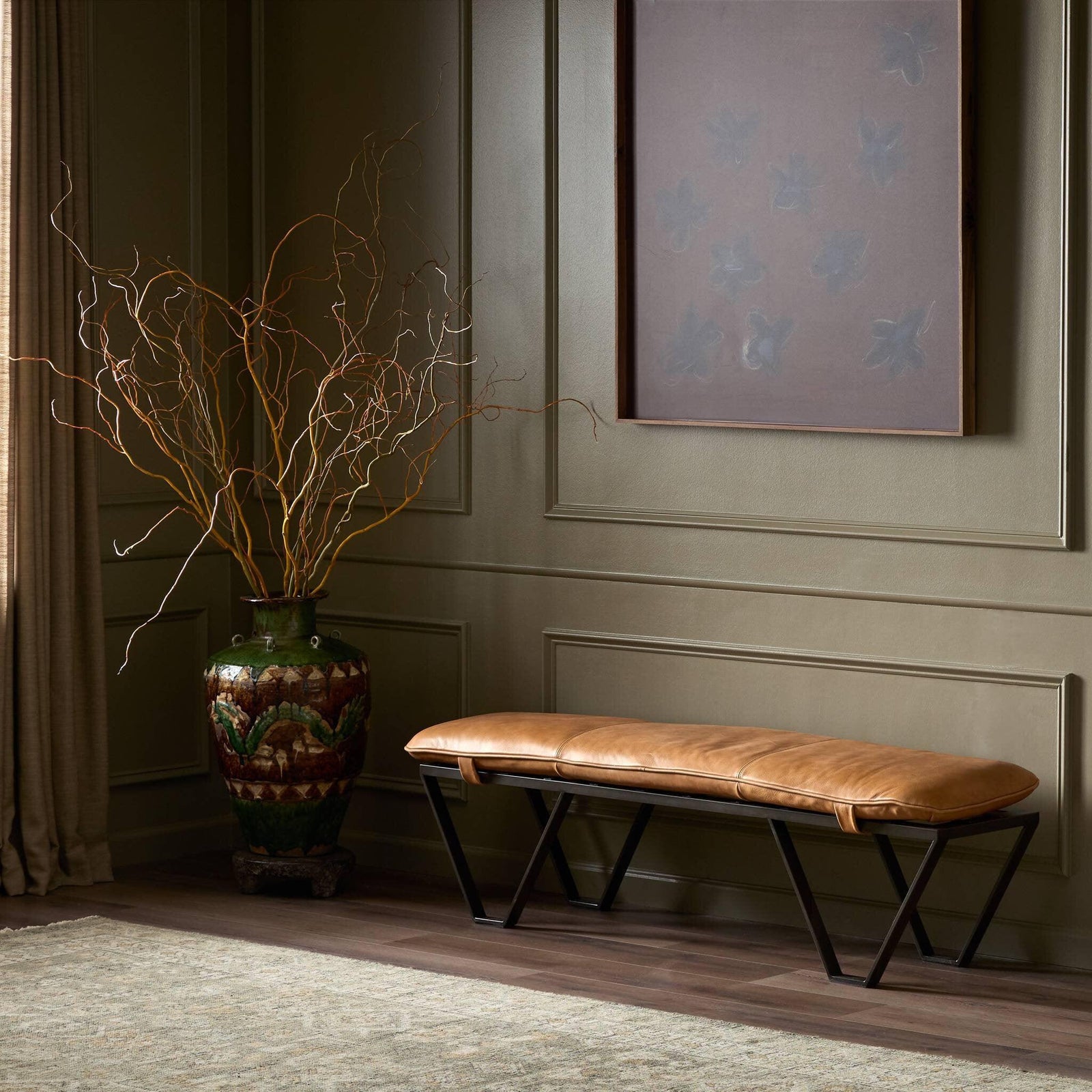 Four Hands - Darrow Bench - 106189-009 | American Home Furniture