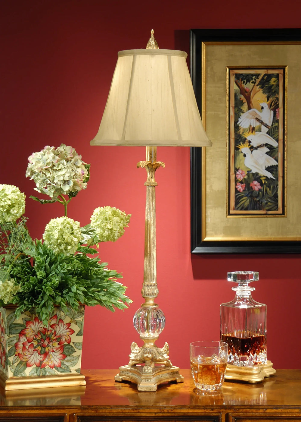 American Home Furniture Wildwood Floating Ball Lamp