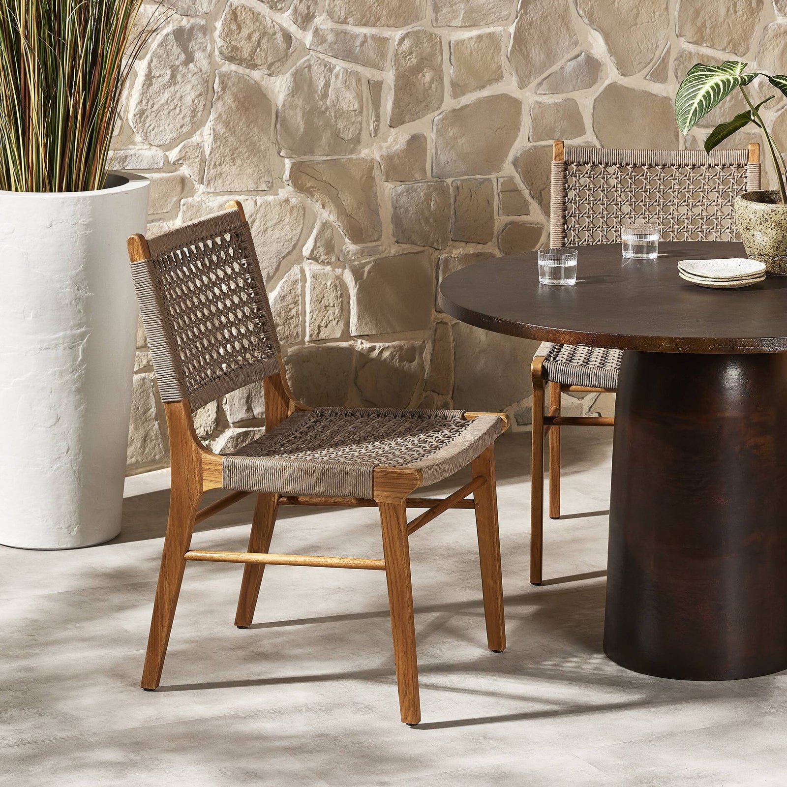 Four Hands - Delmar Outdoor Dining Chair - 106976-007 | American Home Furniture
