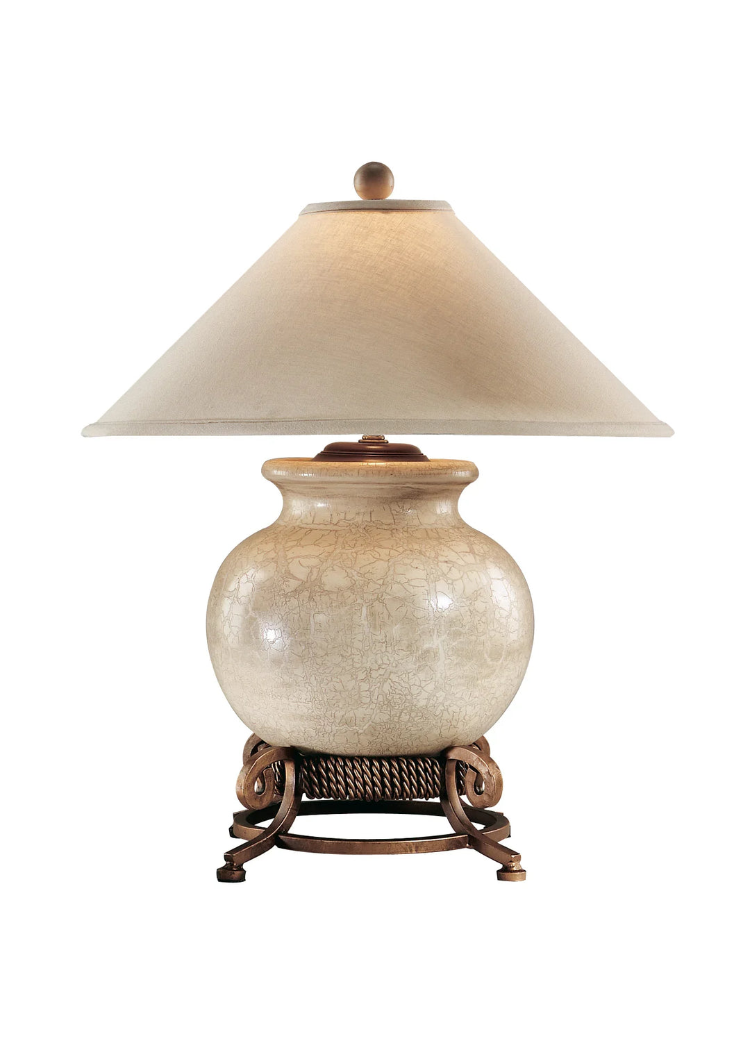 American Home Furniture Wildwood Urn With Stand Lamp