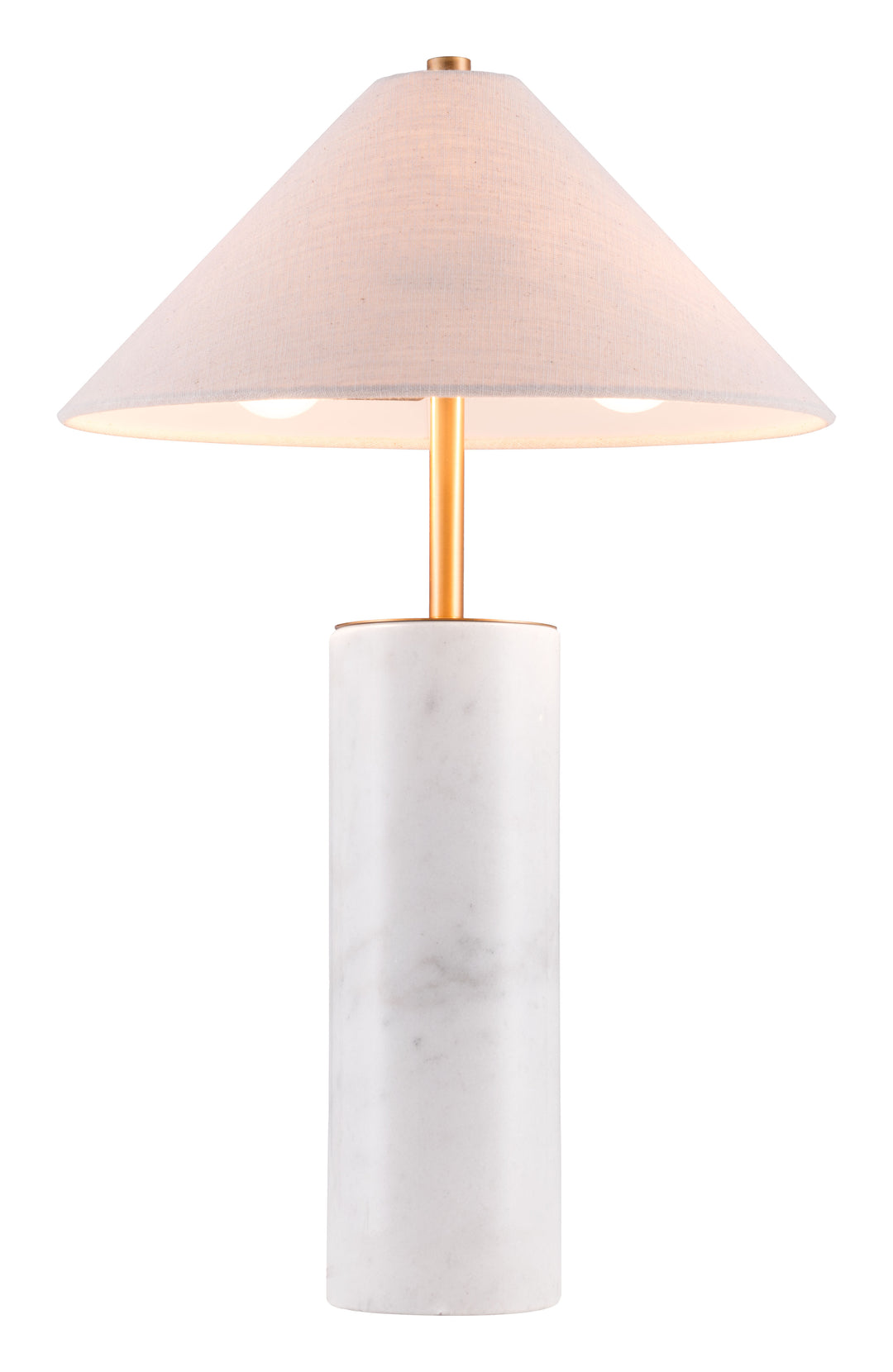 Ciara Table Lamp Beige & White - 56100
