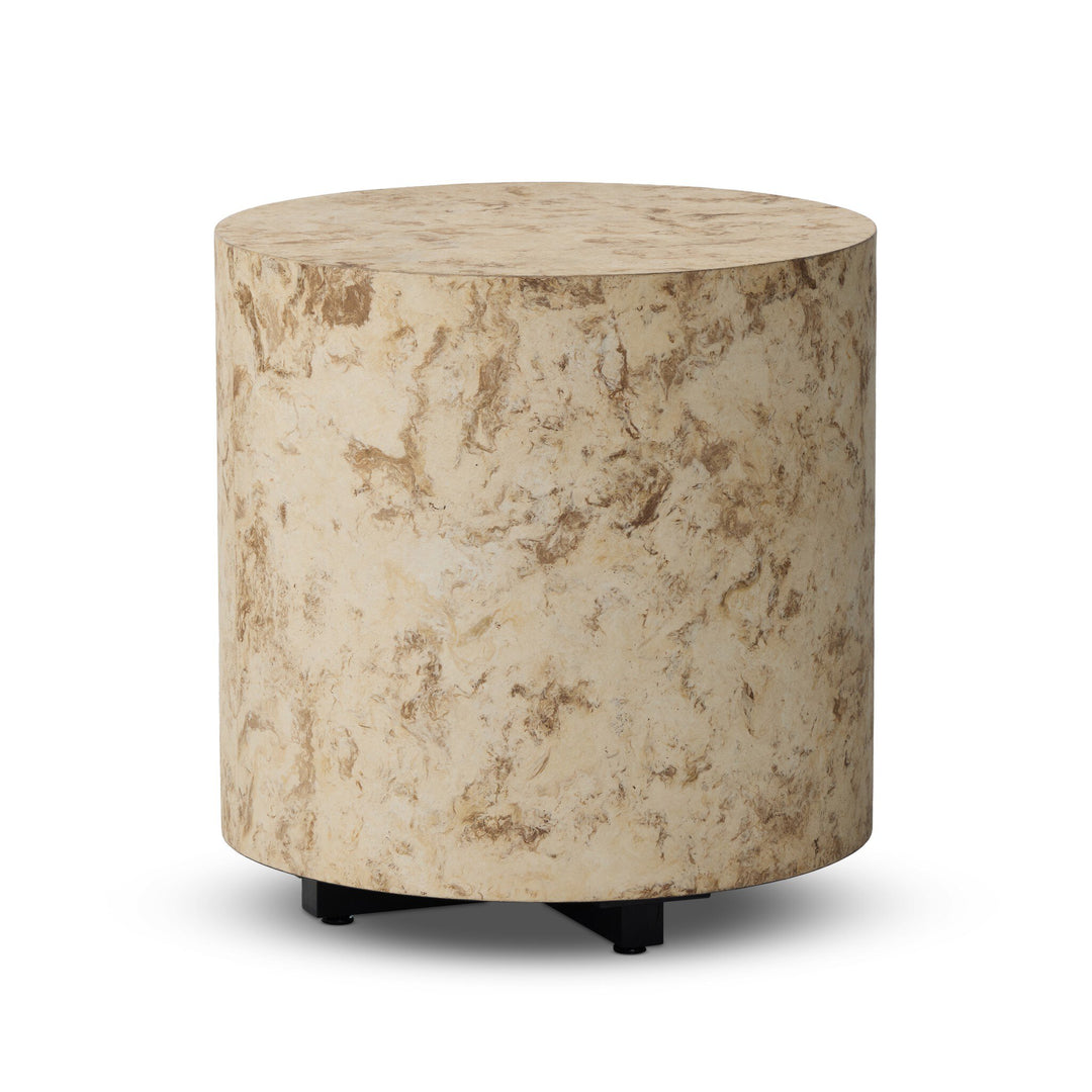 Four Hands - Hudson Round End Table - 107578-005 | American Home Furniture